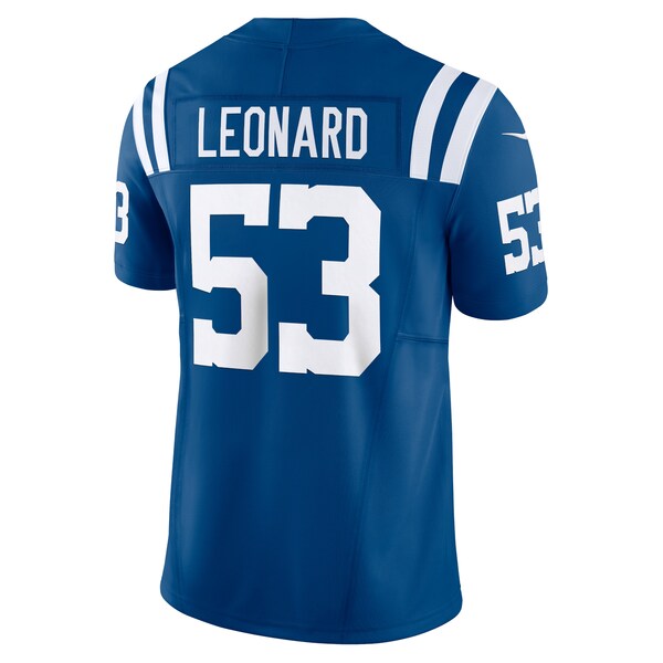 Shaquille Leonard Indianapolis Colts Nike Vapor F.U.S.E. Limited Jersey - Royal/Blue/White - Image 4