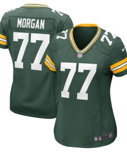 Alternative view of Jordan Morgan Green Bay Packers Nike Women's  Game Jersey -  Green