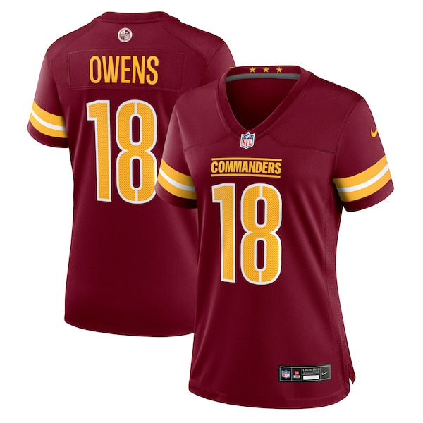 Tyler Owens Washington Commanders Nike Women's Team Game Jersey - Burgundy