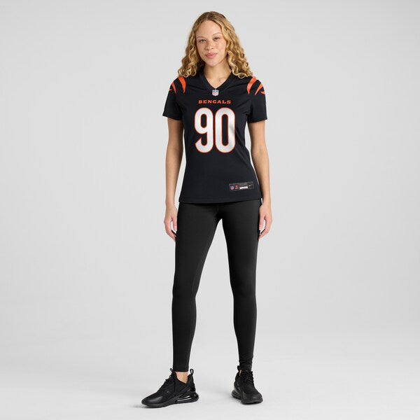 Kris Jenkins Jr. Cincinnati Bengals Nike Women's Game Jersey - Black - Image 4