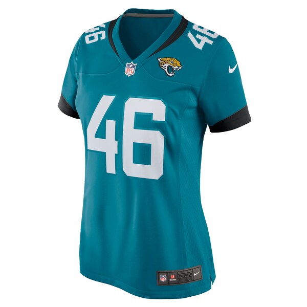 Ross Matiscik Jacksonville Jaguars Nike Women's Game Jersey - Teal/Black - Image 3