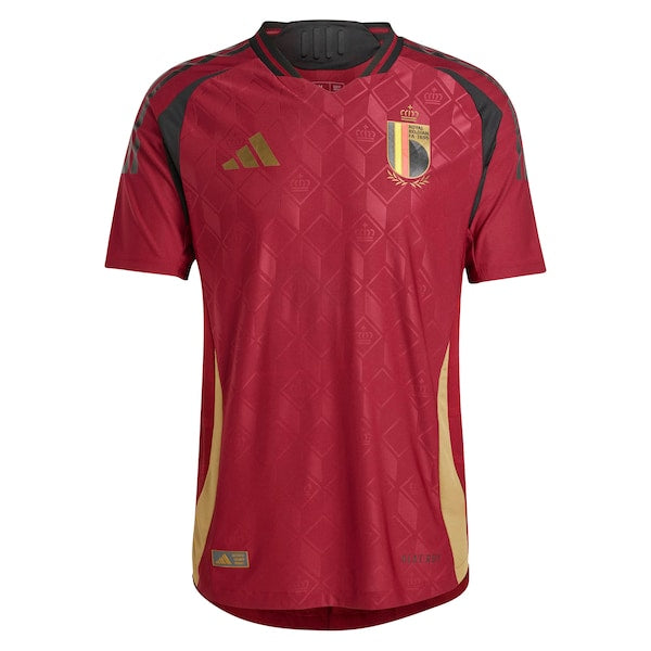 Belgium National Team adidas 2024 Home Authentic Jersey - Burgundy - Image 2