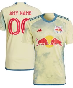 New York Red Bulls adidas 2024 Daniel Patrick Kit Replica Custom Jersey - Yellow