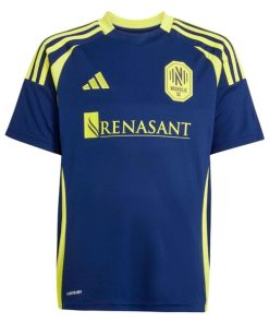 Alternative view of Nashville SC adidas Youth 2025 The Heart of Nashville Kit Replica Jersey - Navy