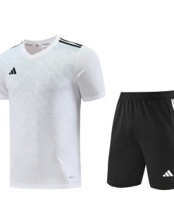 Adidas Short Sleeve Training Jersey Set - AD05- White/Green