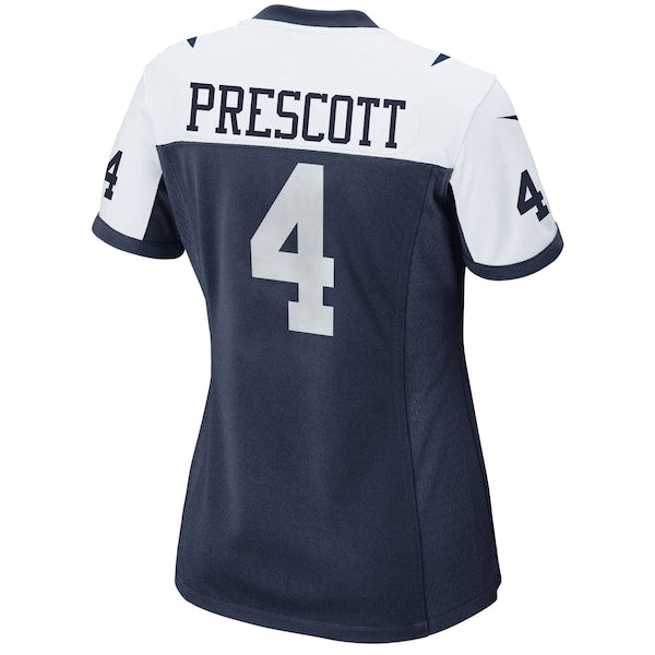 Dak Prescott Dallas Cowboys Nike Women's Alternate Game Team Jersey - Navy/White - Image 5