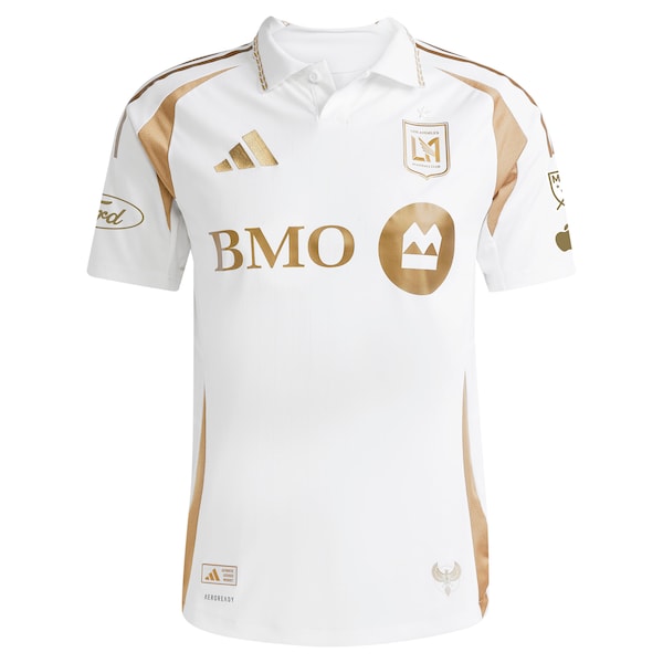 David Martinez LAFC adidas 2025 Secondary Authentic Player Jersey - White - Image 2
