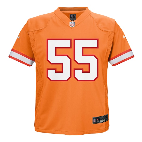 Derrick Brooks Tampa Bay Buccaneers Nike Preschool Retired Player Game Jersey - Orange - Image 2