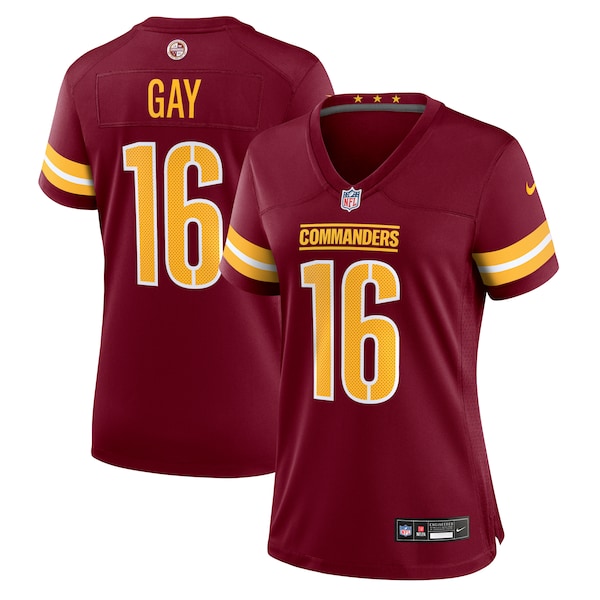 Matt Gay Washington Commanders Nike Women's Team Game Jersey - Burgundy
