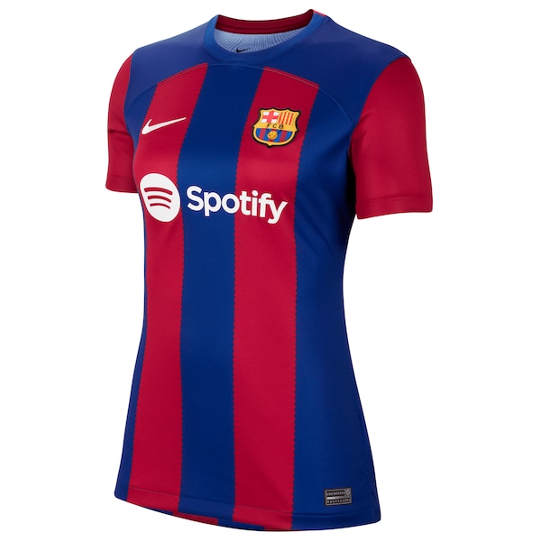 Joao Cancelo Barcelona Nike Women's 2023/24 Home Stadium Replica Player Jersey - Royal - Image 2