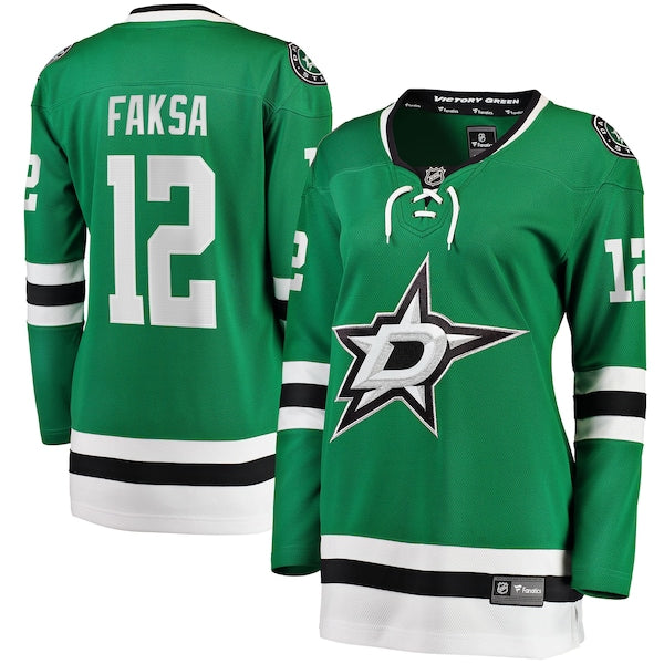 Radek Faksa Dallas Stars Women's Home Breakaway Jersey - Kelly Green