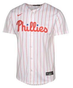 Alternative view of Philadelphia Phillies Nike Youth Home Game Jersey - White