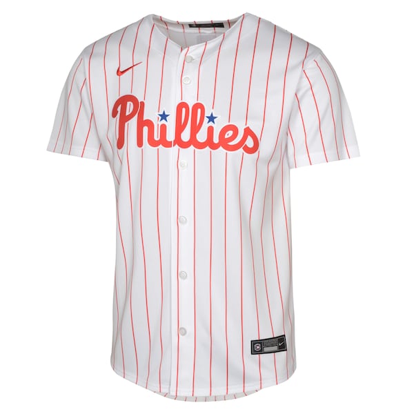 Philadelphia Phillies Nike Youth Home Game Jersey - White - Image 2