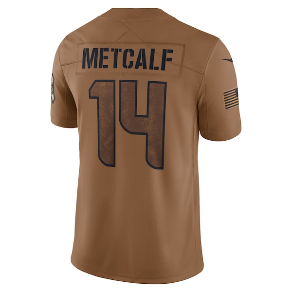 DK Metcalf Seattle Seahawks Nike 2023 Salute To Service Limited Jersey - Brown - Image 3