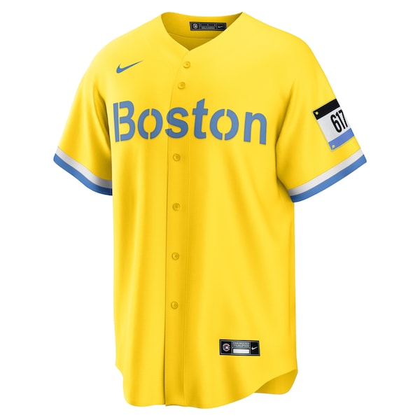 David Ortiz Boston Red Sox Nike Retired Player City Connect Replica Jersey - Gold - Image 2