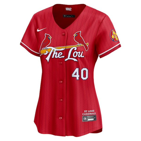 Willson Contreras St. Louis Cardinals Nike Women's 2024 City Connect Limited Player Jersey - Red - Image 2