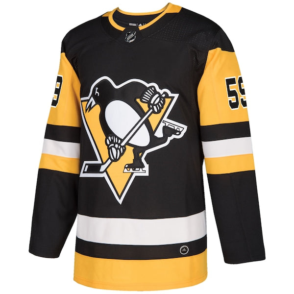 Jake Guentzel Pittsburgh Penguins adidas Authentic Player Jersey - Black - Image 2