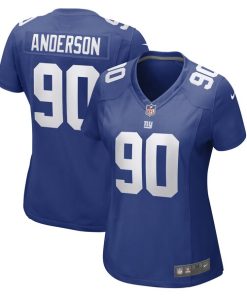 Ryder Anderson New York Giants Nike Women's Game Player Jersey - Royal