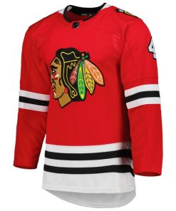 Alternative view of Seth Jones Chicago Blackhawks adidas Home Primegreen Authentic Player Jersey - Red