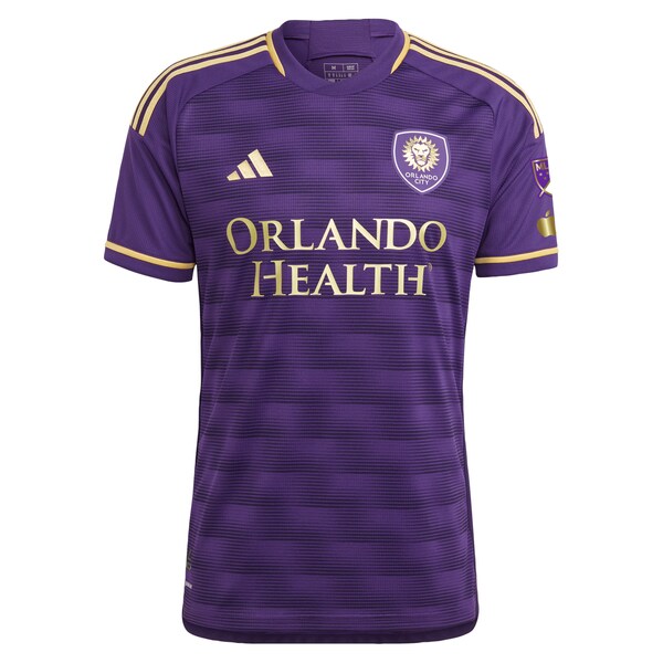 Orlando City SC adidas 2024 The Wall Kit Authentic Custom Jersey - Purple - Image 2