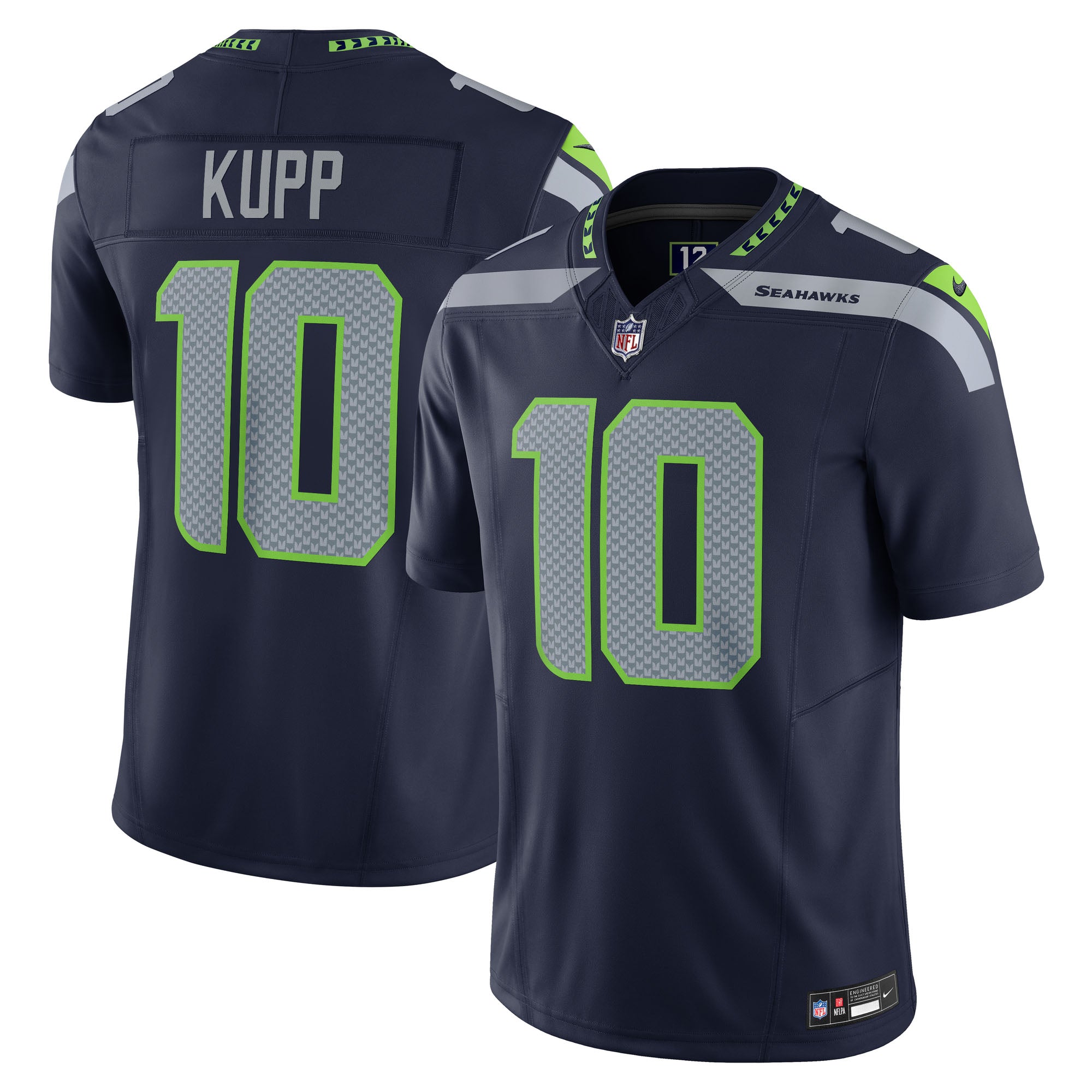 Cooper Kupp Seattle Seahawks Nike Alternate Vapor F.U.S.E. Limited Jersey - Royal/College Navy - Image 2