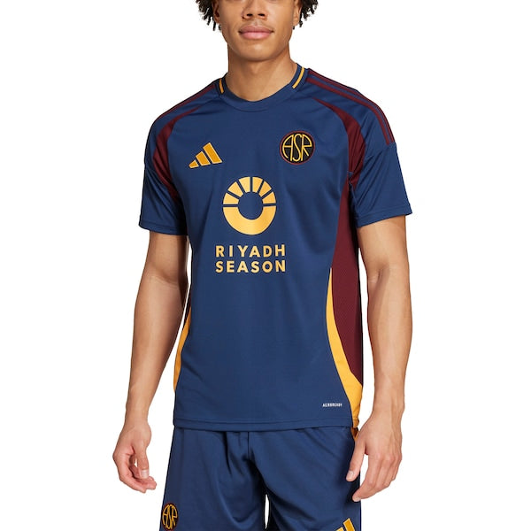 AS Roma adidas 2024/25 Third Replica Jersey - Navy/White - Image 5
