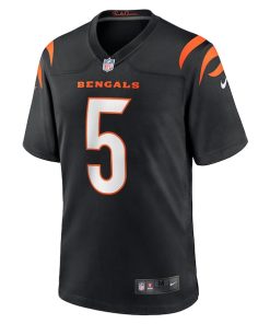 Alternative view of Tee Higgins Cincinnati Bengals Nike Game Player Jersey - Black