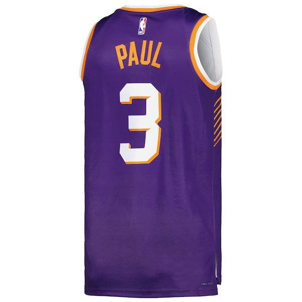 Chris Paul Phoenix Suns Nike Unisex Swingman Jersey - Icon Edition - Purple/White - Image 4