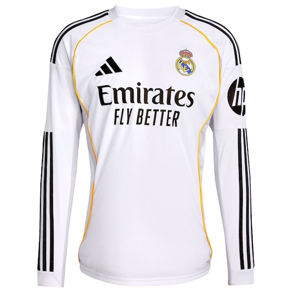 Vini Jr. Los Merengues adidas 2025/26 Home Replica Jersey - White/Blue - Image 5