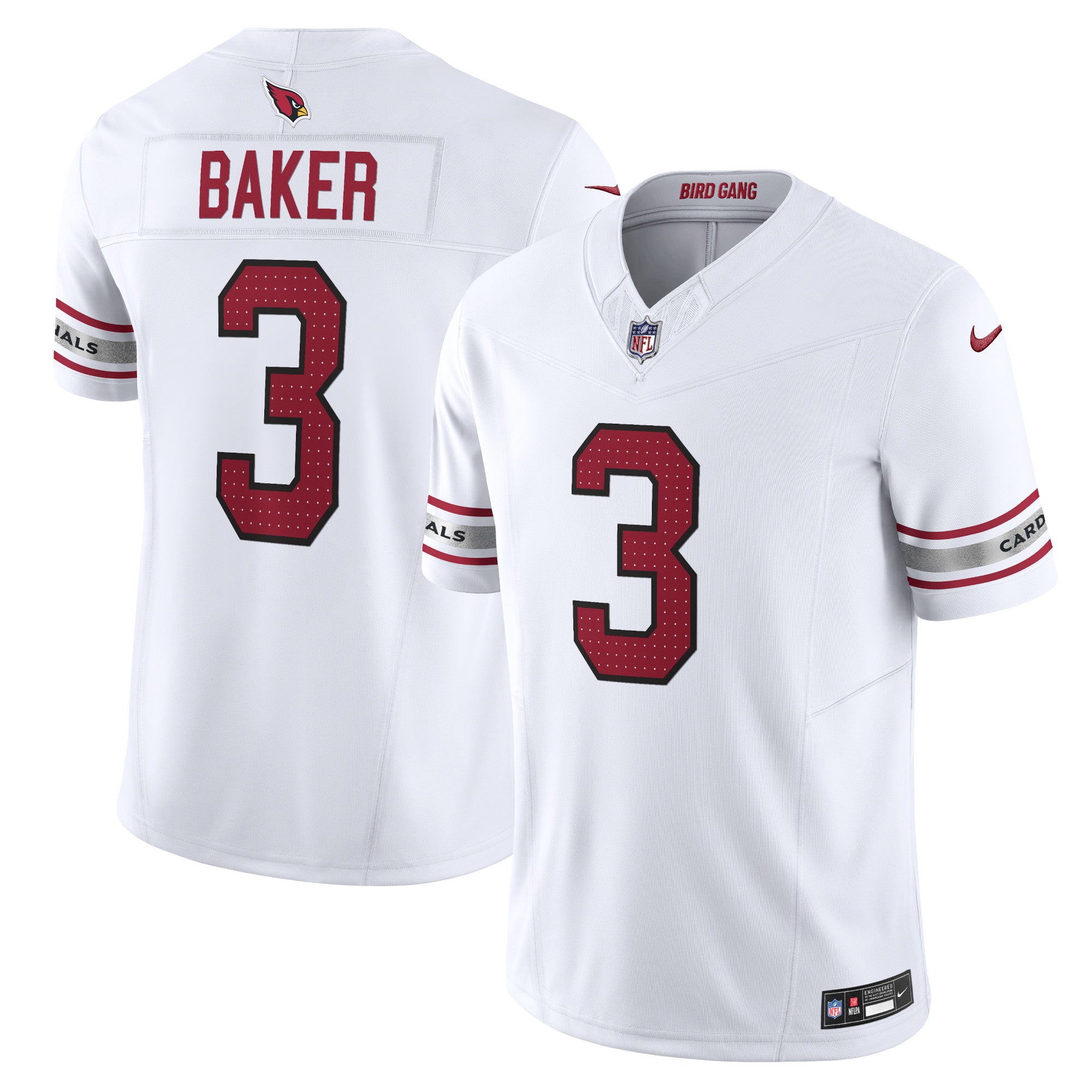 Budda Baker Arizona Cardinals Nike Vapor F.U.S.E. Limited Jersey - Cardinal/White - Image 6