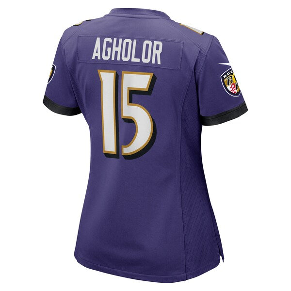 Nelson Agholor Baltimore Ravens Nike Women's Game Jersey - Purple - Image 3