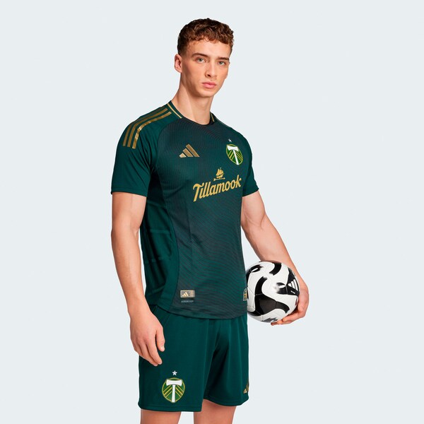 Portland Timbers adidas 2025 Forever Green & Gold Replica Jersey - Green - Image 11