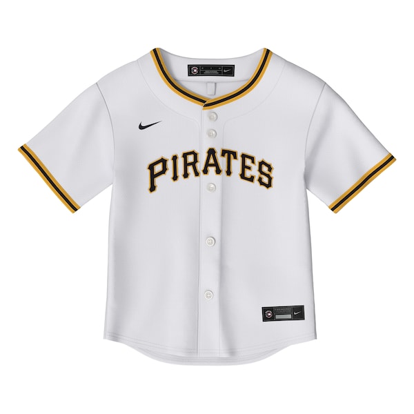 Paul Skenes Pittsburgh Pirates Nike Toddler Home Replica 2.0 Player Jersey - White - Image 2