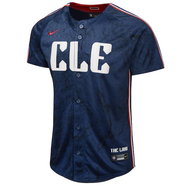 Jose Ramirez Cleveland Guardians Nike Youth 2024 City Connect Limited Jersey - Navy - Image 2