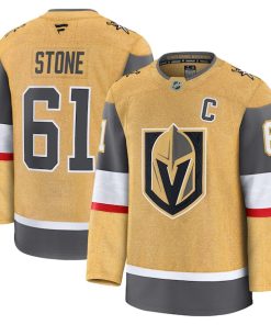 Mark Stone Vegas Golden Knights  Home Premium Jersey - Gold/White/Gray