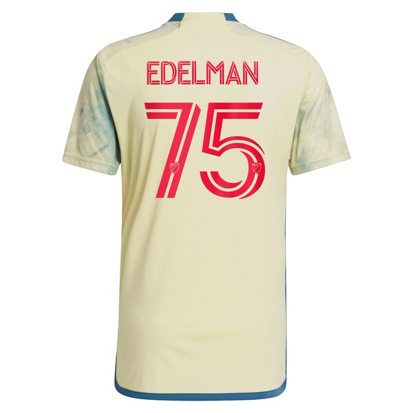 Daniel Edelman New York Red Bulls adidas 2024 Daniel Patrick Kit Replica Jersey - Yellow - Image 3