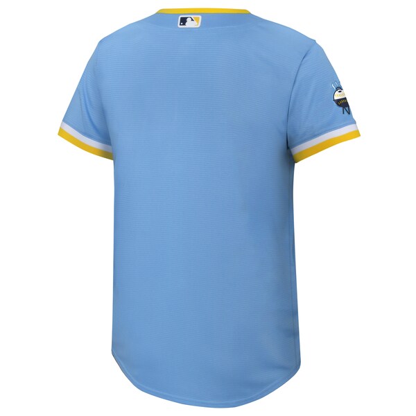 Milwaukee Brewers Nike Youth 2022 City Connect Replica Team Jersey - Powder Blue - Image 3