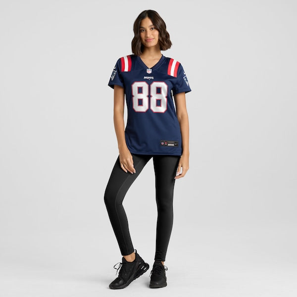Jaheim Bell New England Patriots Nike Women's Game Jersey - Navy - Image 4