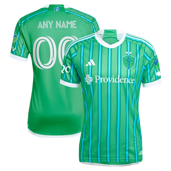 Seattle Sounders FC adidas 2024 The Anniversary Kit Authentic Custom Jersey?ยจC Green - Image 2
