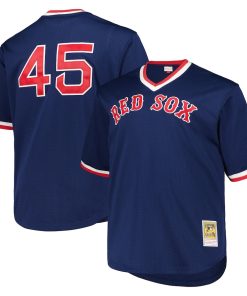 Pedro Martinez Boston Red Sox 1999 Cooperstown Collection Mesh Pullover Jersey - Navy