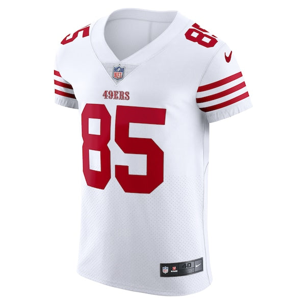 George Kittle San Francisco 49ers Nike Vapor Elite Jersey - White/Red/Scarlet - Image 3
