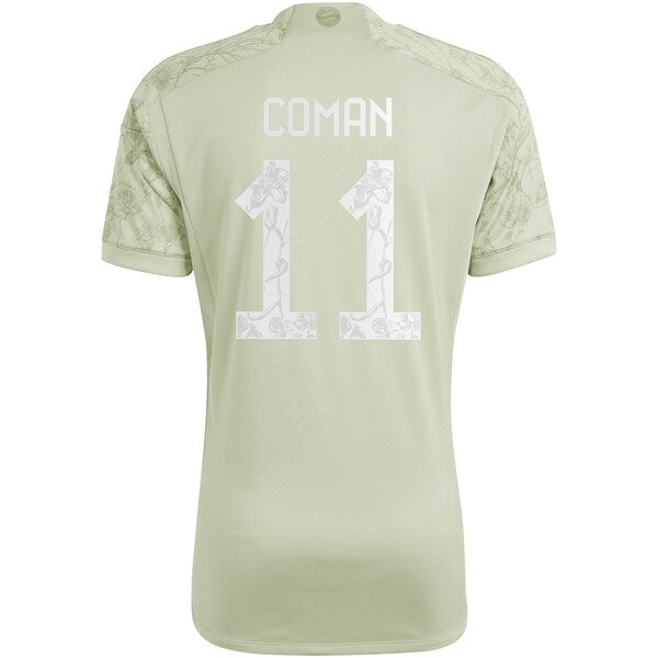 Kingsley Coman Bayern Munich adidas 2023/24 Oktoberfest Replica Player Jersey - Green - Image 3