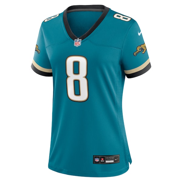 Mark Brunell Jacksonville Jaguars Nike Women's Prowler Throwback Retired Player Game Jersey - Teal - Image 2