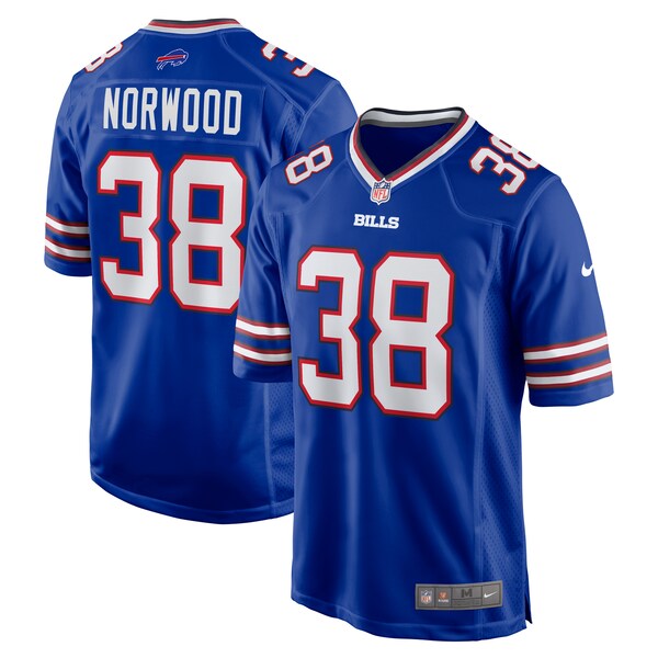 Tre Norwood Buffalo Bills Nike Team Game Jersey - Royal