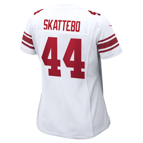 Cam Skattebo New York Giants Nike Women's Game Jersey - White/Royal - Image 4