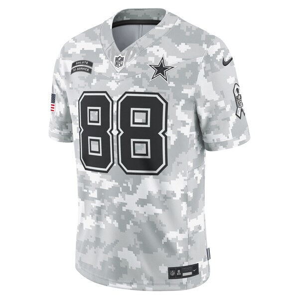 CeeDee Lamb Dallas Cowboys Nike 2024 Salute to Service Limited Jersey - Arctic Camo - Image 2