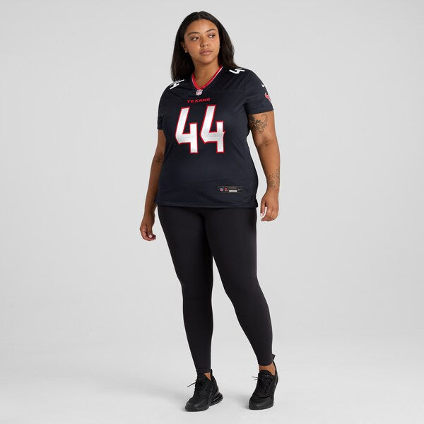 British Brooks Houston Texans Nike Women's Team Game Jersey - Navy - Image 6