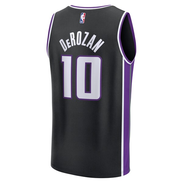 DeMar DeRozan Sacramento Kings Fast Break Replica Player Jersey - Icon Edition - Black - Image 3