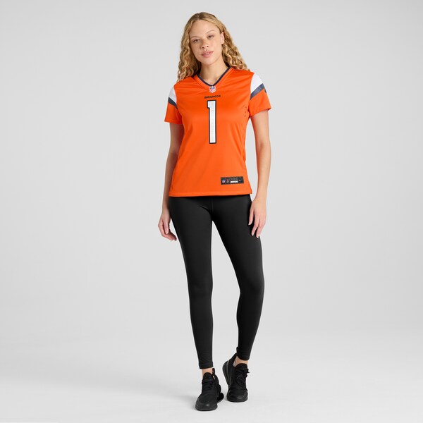Tremon Smith Denver Broncos Nike Women's Team Game Jersey - Orange - Image 4