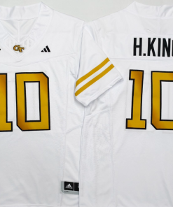 Haynes King NCAA Georgia Tech Yellow Jackets Adidas Vapor Limited Jersey